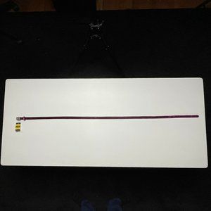 NWT_Ralph Lauren Rugby Belt_ Purple Velvet with rhinestone buckle
